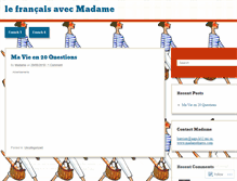 Tablet Screenshot of madameharris.com